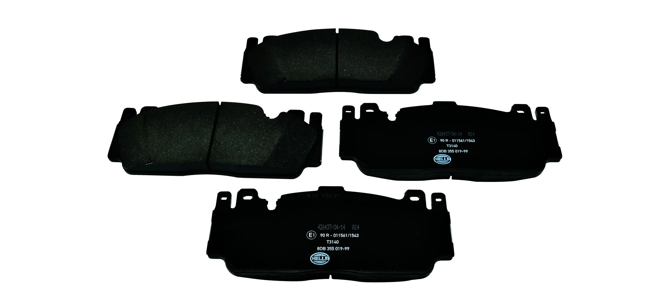 Brake Pad Set, disc brake 8DB 355 019-991