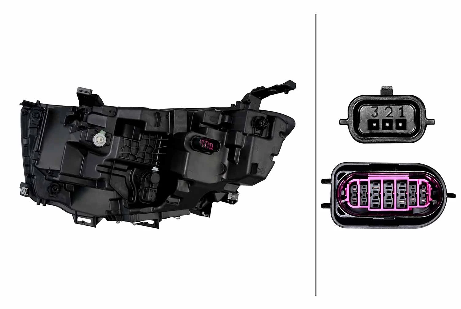 HELLA 1EX 015 150-621 Headlight