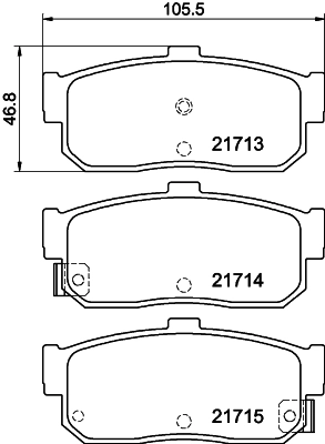 HELLA 8DB 355 016-561 Brake Pad Set, disc brake