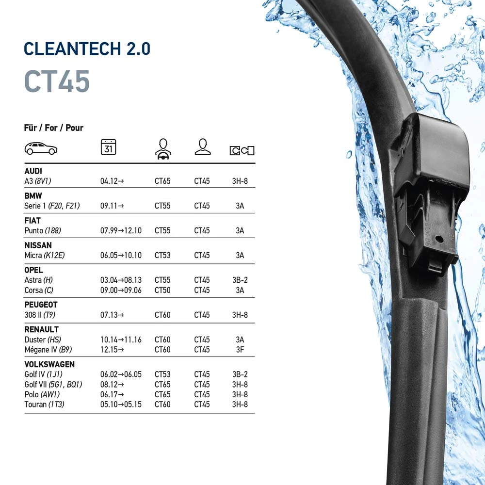 와이퍼 블레이드 CLEANTECH 9XW 358 053-181