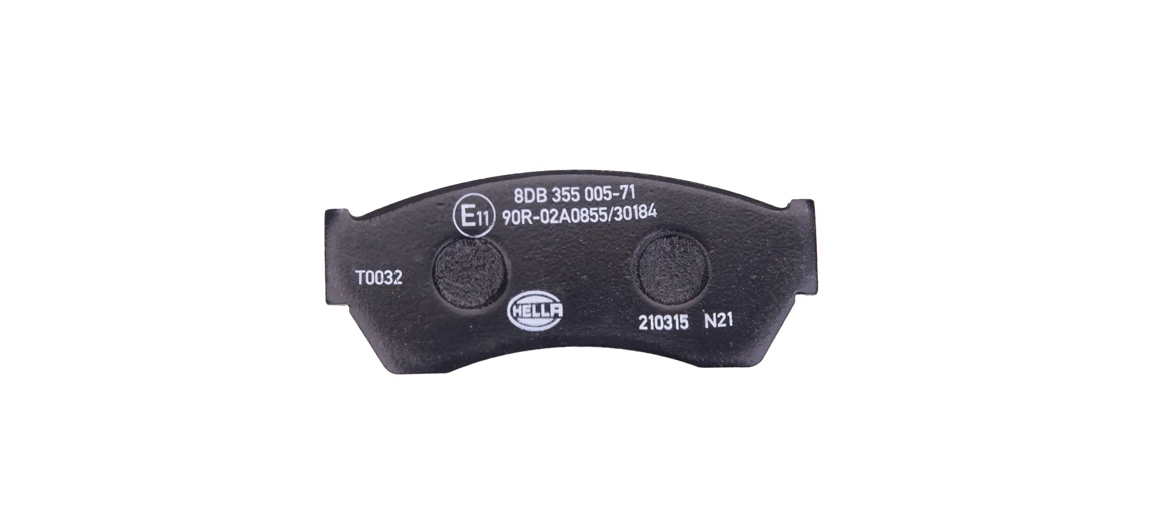 HELLA 8DB 355 005-711 Brake Pad Set, disc brake