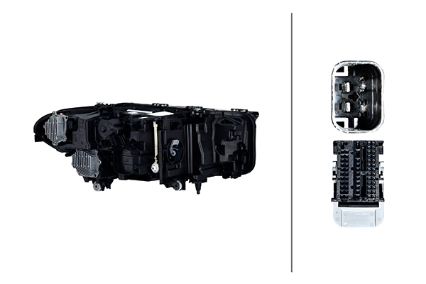 HELLA 1EX 015 449-511 Headlight