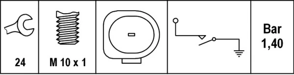 Oil Pressure Switch 6ZL 008 280-051