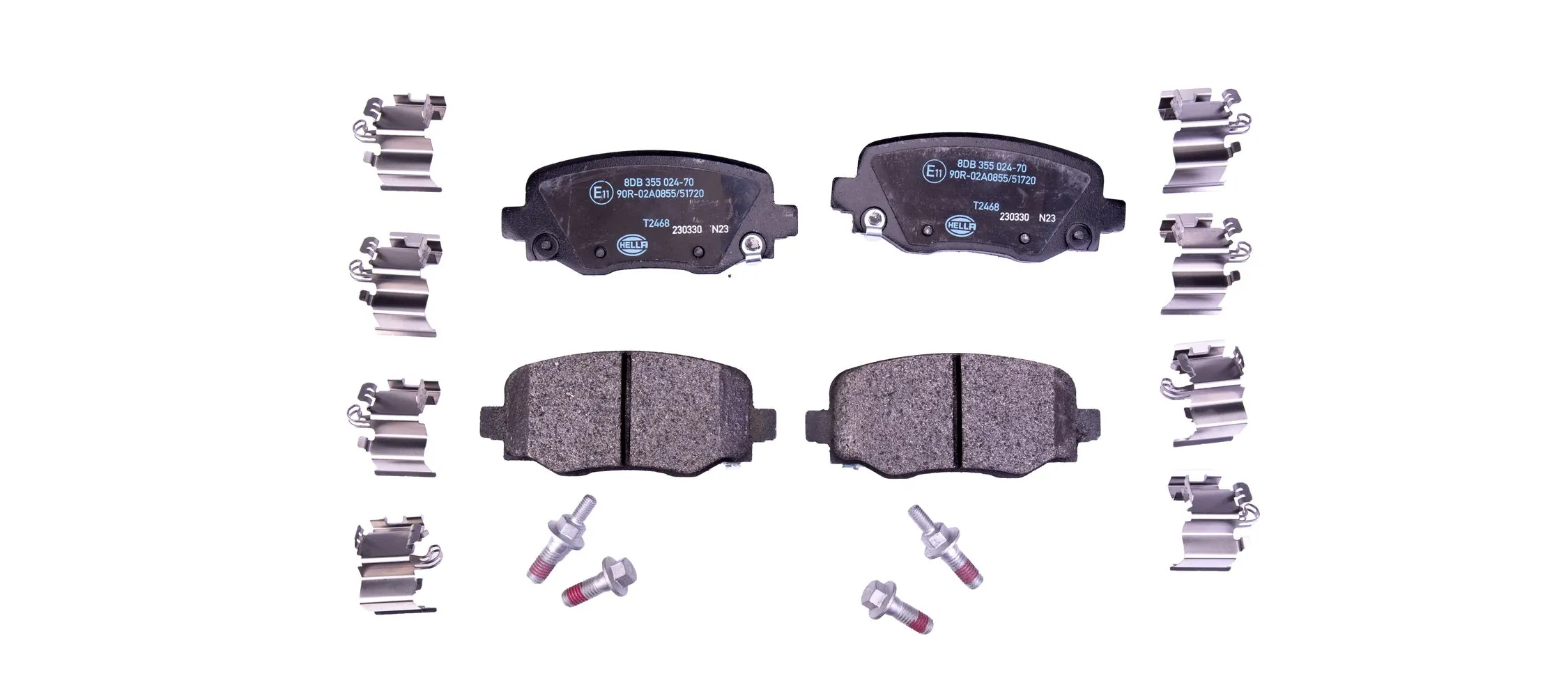 Brake Pad Set, disc brake 8DB 355 024-701