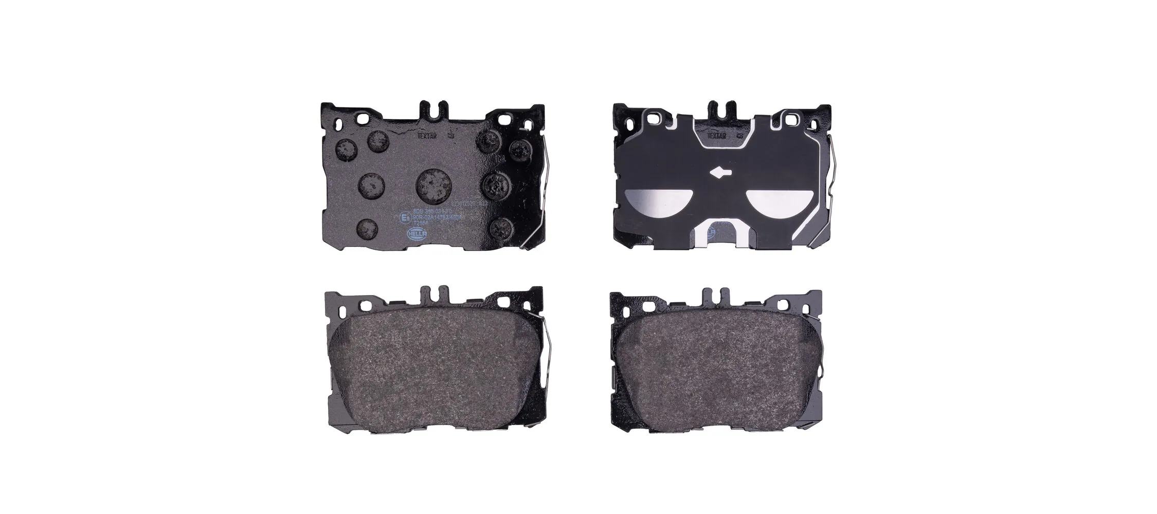 Brake Pad Set, disc brake 8DB 355 031-701