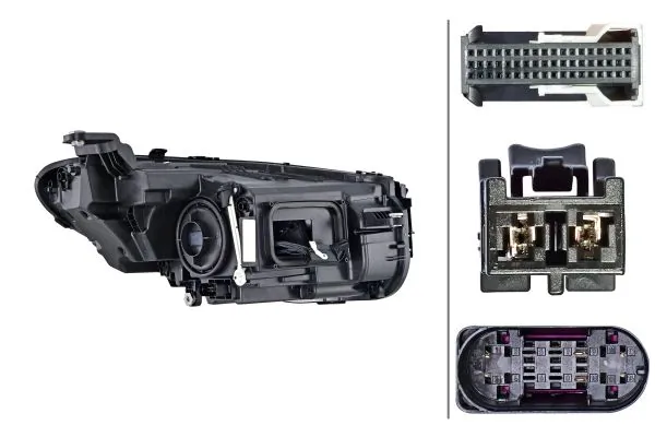 HELLA 1EX 015 619-811 Headlight