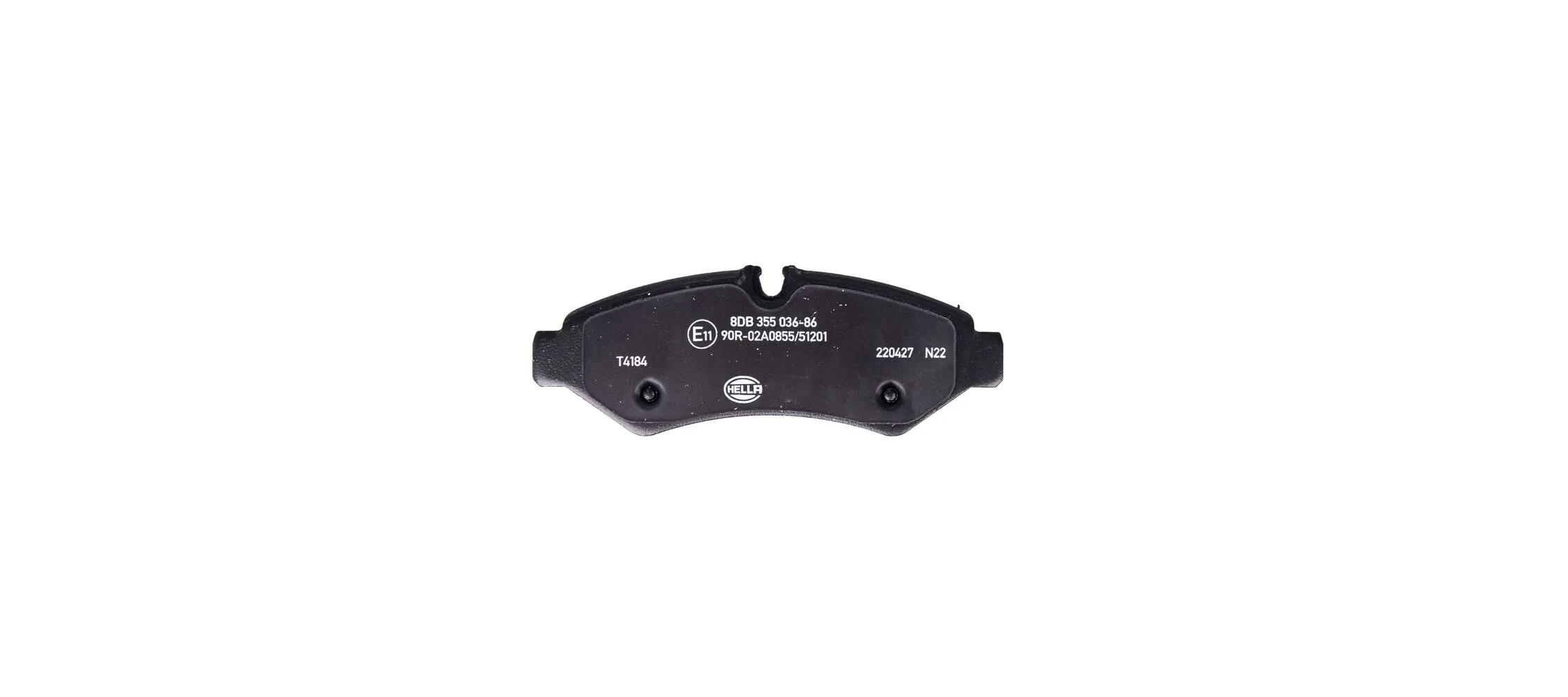 Brake Pad Set, disc brake 8DB 355 036-861