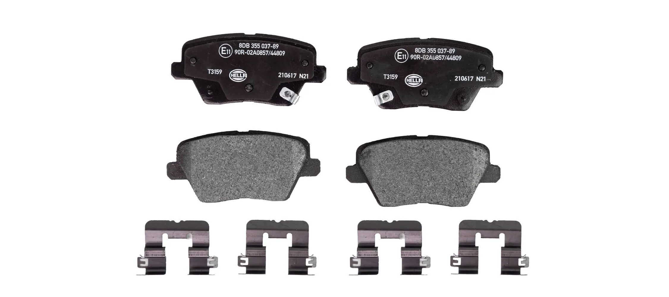 Brake Pad Set, disc brake 8DB 355 037-891
