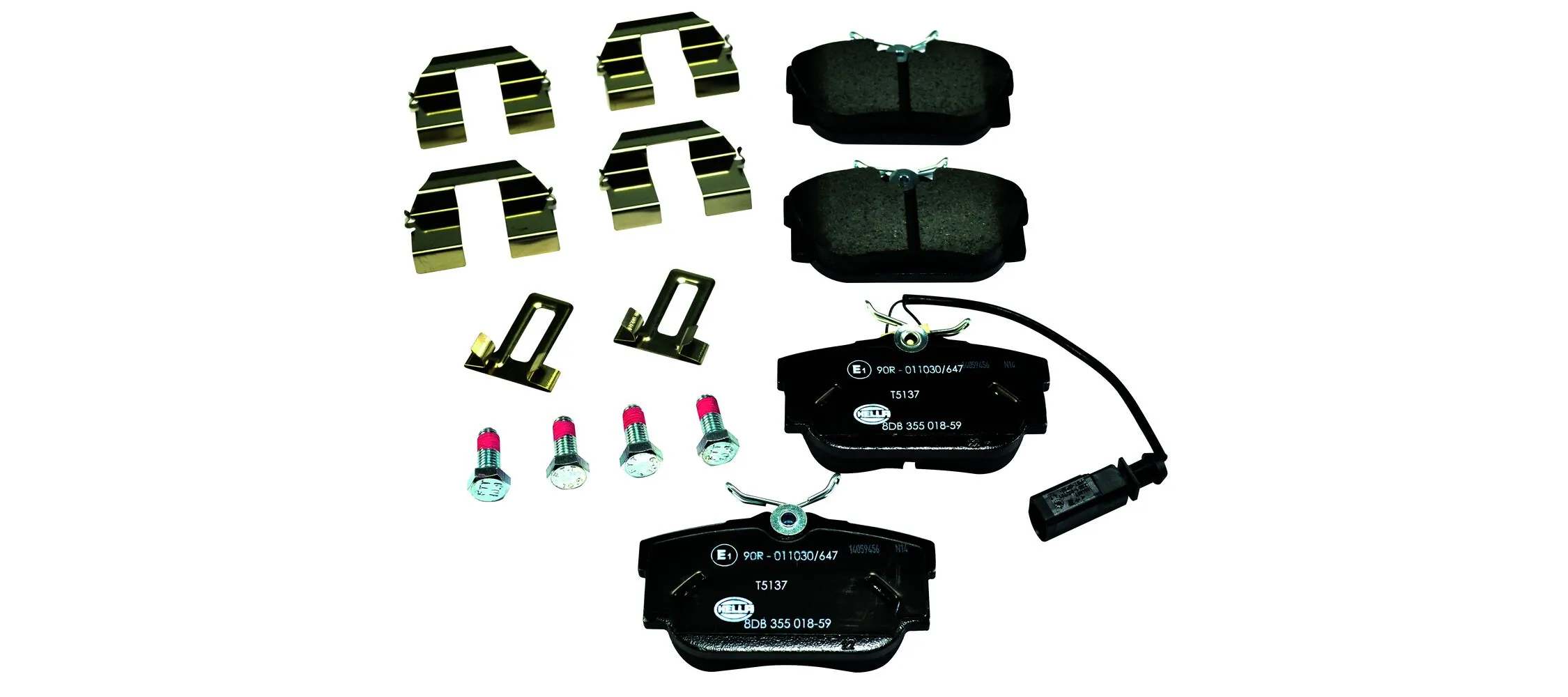 Brake Pad Set, disc brake 8DB 355 018-591