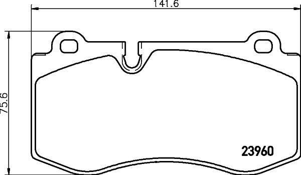 Brake Pad Set, disc brake 8DB 355 011-401