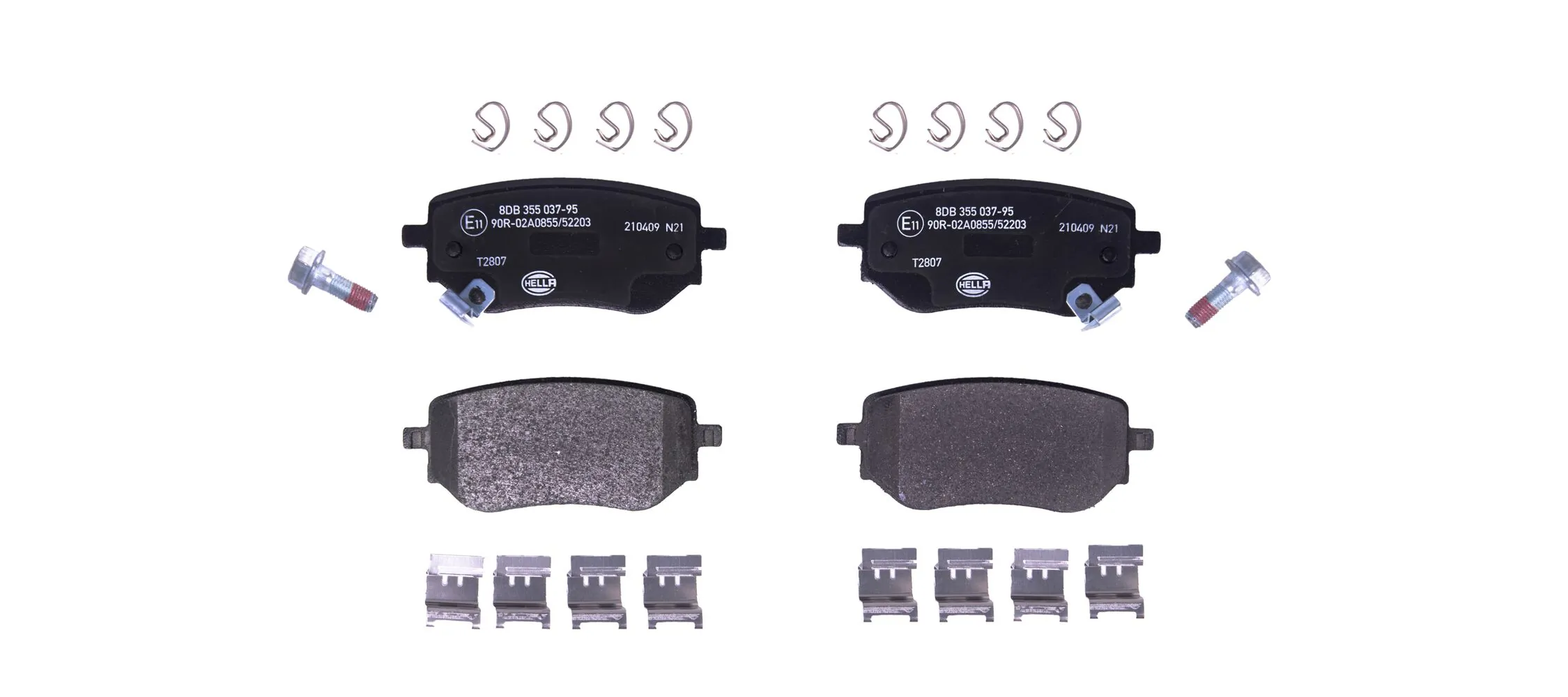 Brake Pad Set, disc brake 8DB 355 037-951