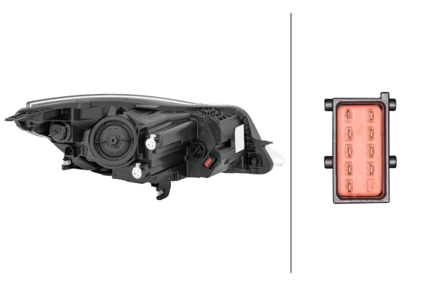 HELLA 1EL 011 165-711 Headlight