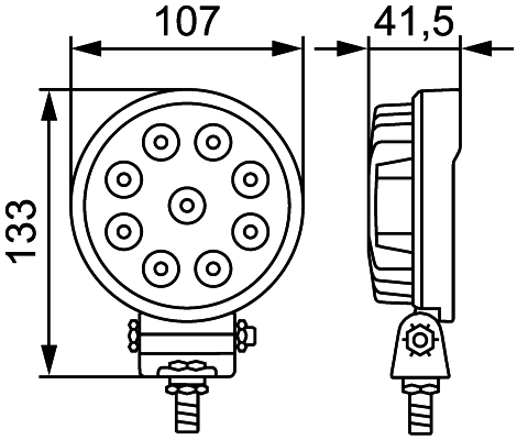 HELLA 1G0 357 101-012 Worklight