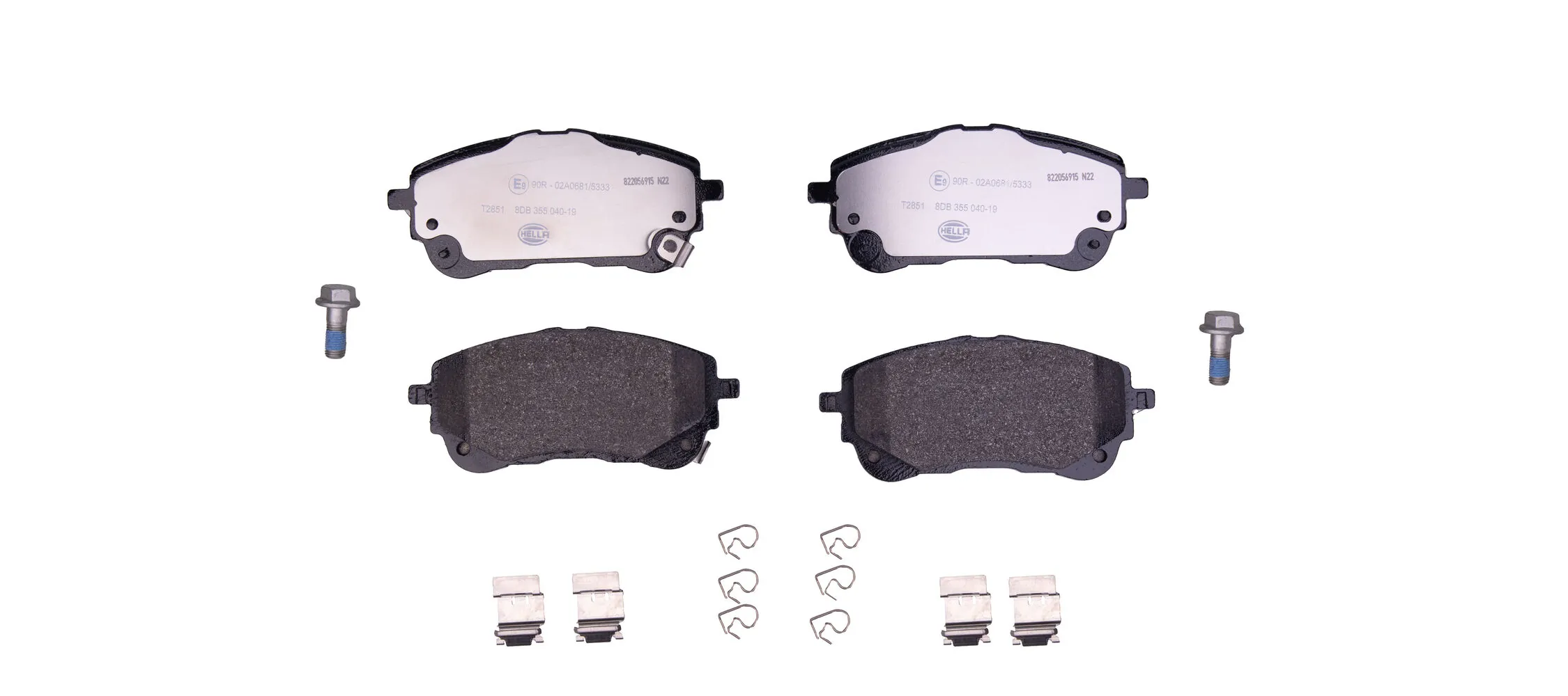 Brake Pad Set, disc brake 8DB 355 040-191
