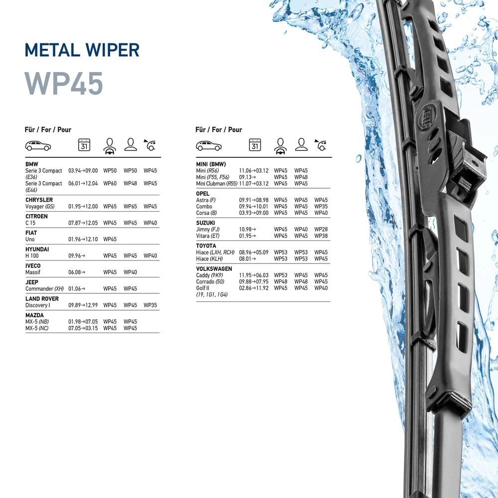 Wiper Blade Metal 9XW 178 878-181
