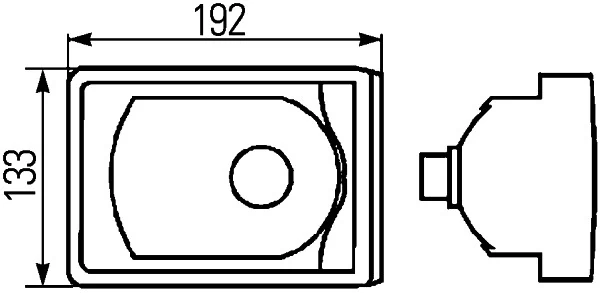 HELLA 2SB 008 805-027 Tail Light Assembly