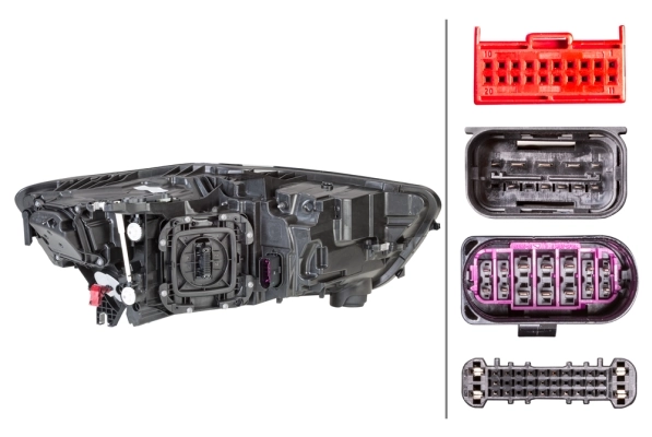 HELLA 1EX 012 976-111 Headlight