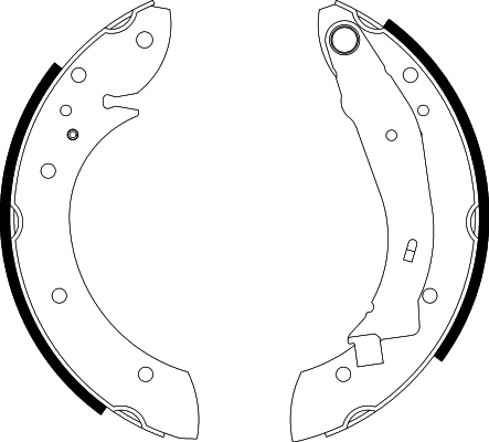 HELLA 8DB 355 001-721 Brake Shoe Set