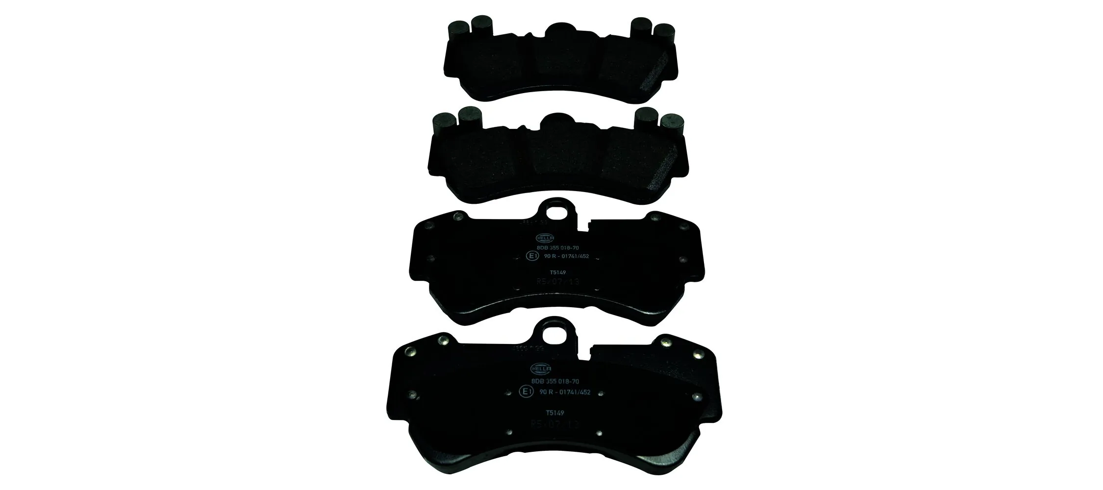 Brake Pad Set, disc brake 8DB 355 018-701