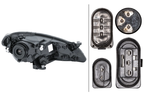 HELLA 1EJ 010 671-011 Headlight
