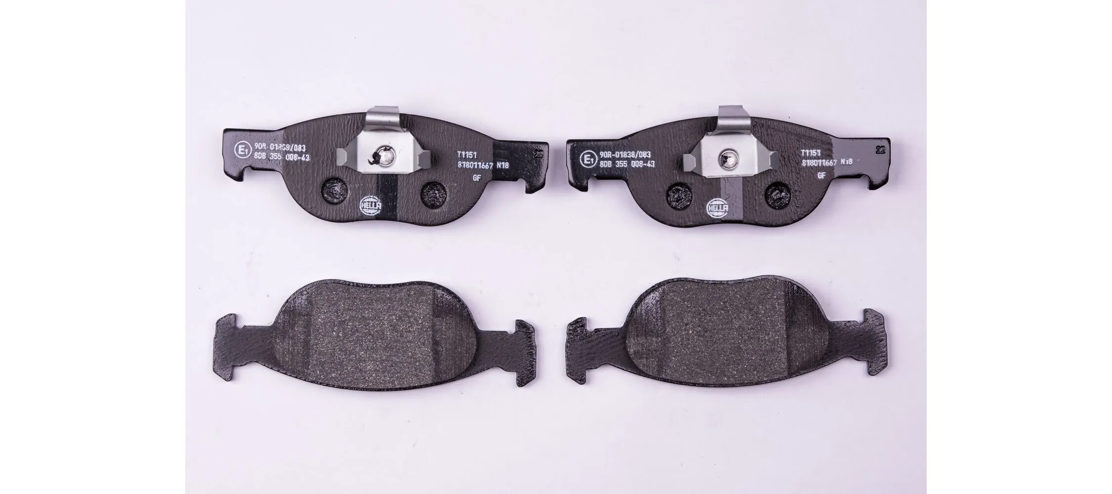 Brake Pad Set, disc brake 8DB 355 008-431