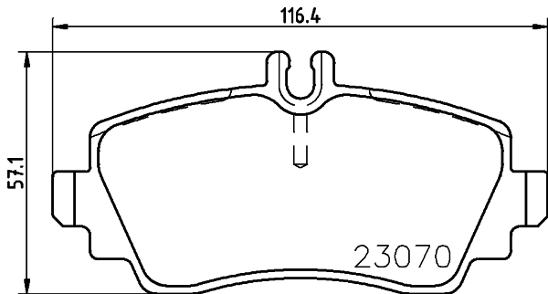 Brake Pad Set, disc brake 8DB 355 018-281