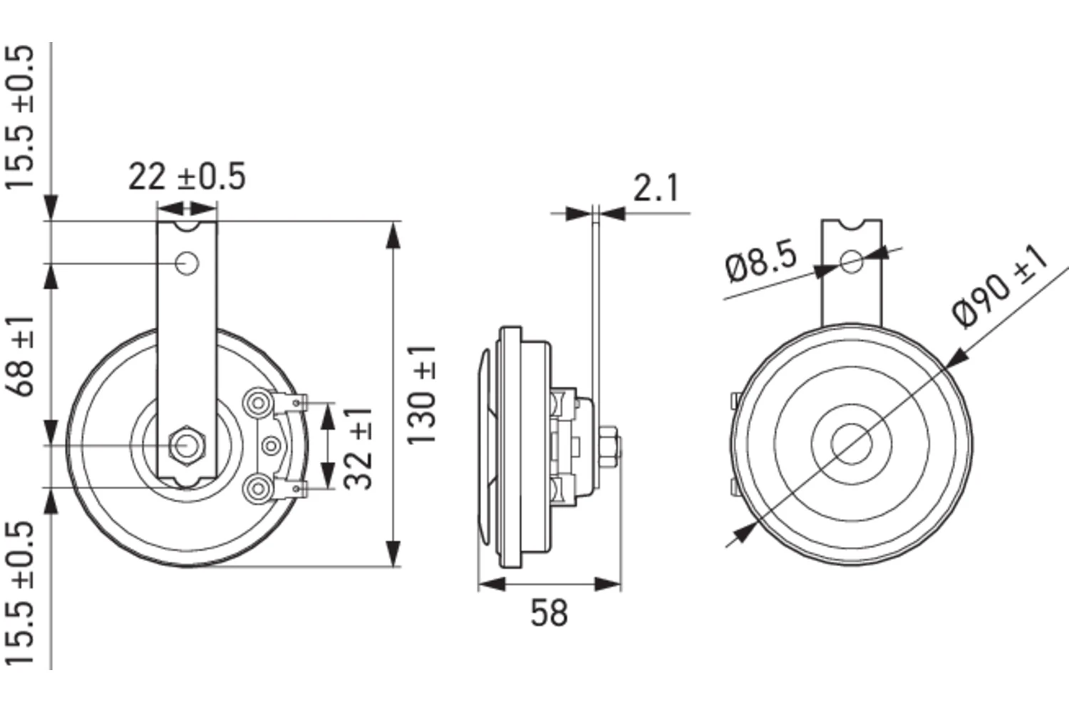 Signal Horn 3AL 922 000-951