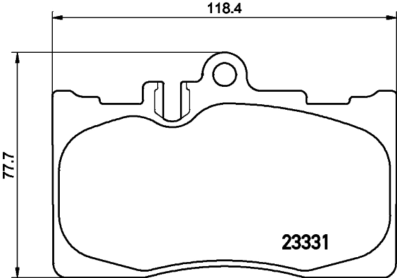 Brake Pad Set, disc brake 8DB 355 009-861