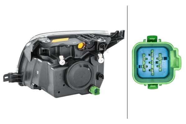 HELLA 1ED 247 026-261 Headlight