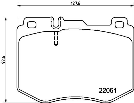Brake Pad Set, disc brake 8DB 355 037-971