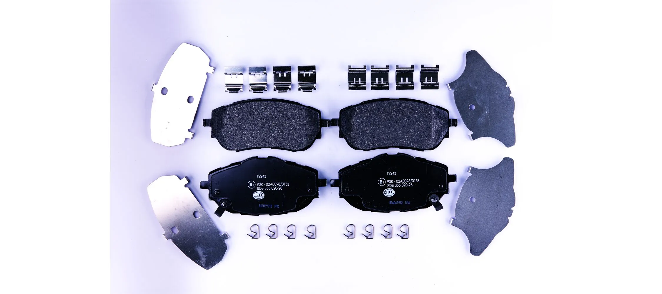 Brake Pad Set, disc brake 8DB 355 020-281