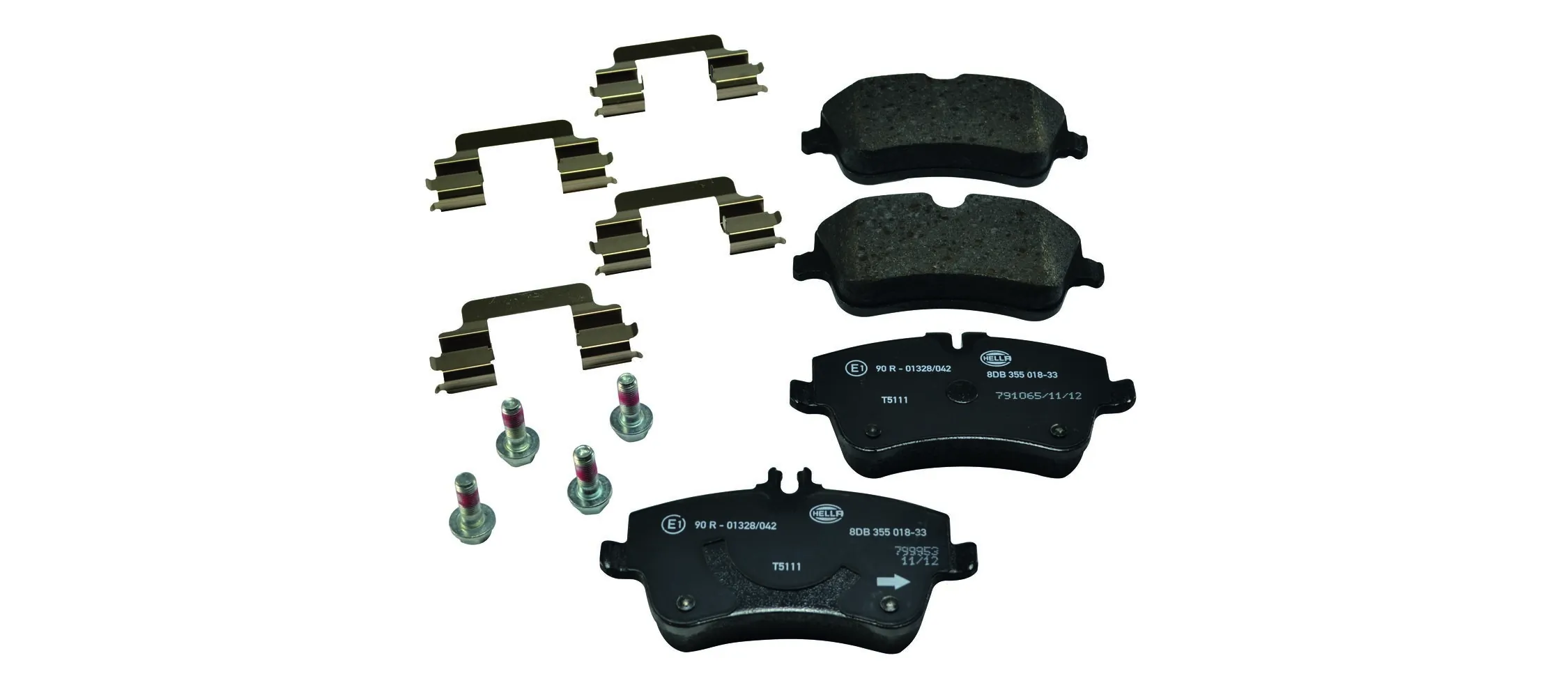 Brake Pad Set, disc brake 8DB 355 018-331