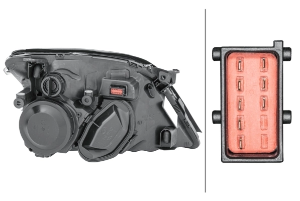 HELLA 1EL 008 320-131 Headlight