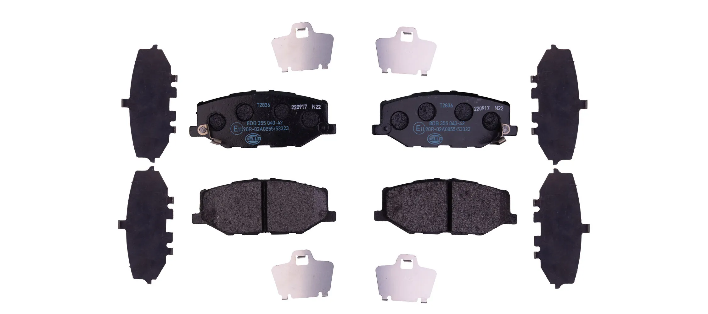 Brake Pad Set, disc brake 8DB 355 040-421