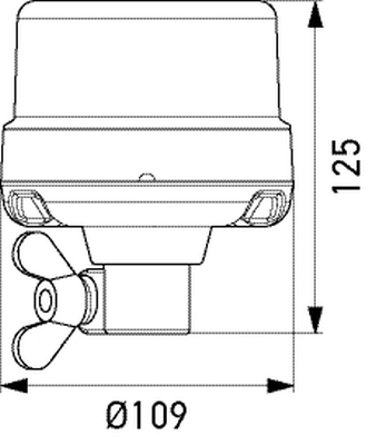 Rotating Beacon K-LED Nano 2XD 066 146-011