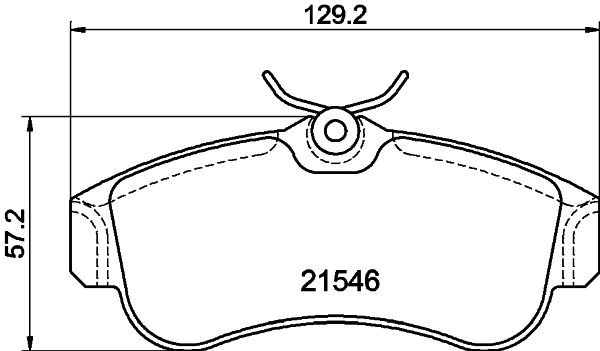 HELLA 8DB 355 018-011 Brake Pad Set, disc brake