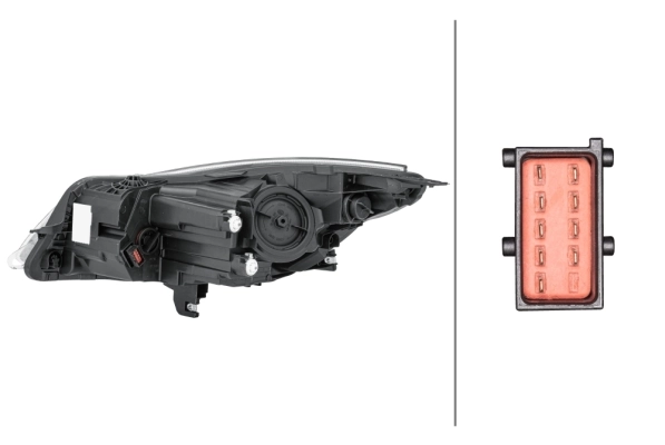 HELLA 1EL 011 165-721 Headlight