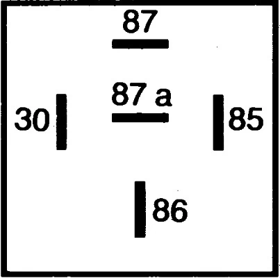 HELLA 4RD 965 400-027 Relay, main current