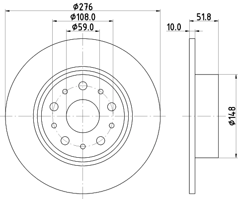 Brake Disc 8DD 355 106-381