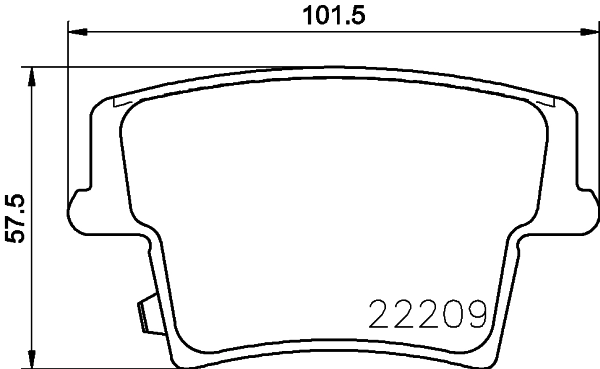 Brake Pad Set, disc brake 8DB 355 039-291