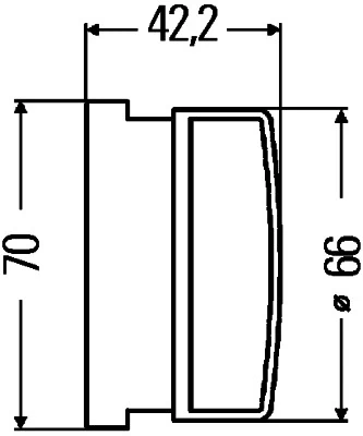 HELLA 8RA 009 001-037 Reflector