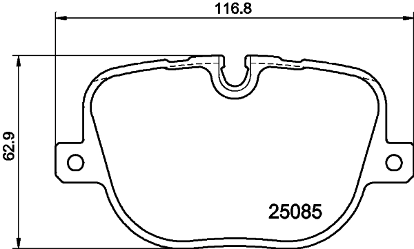 Brake Pad Set, disc brake 8DB 355 015-451