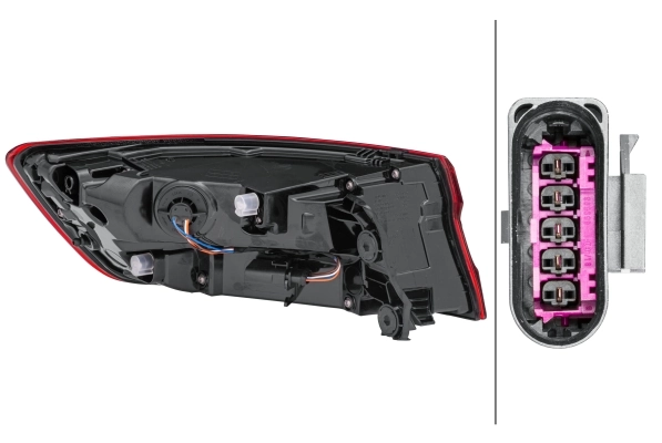 HELLA 2SD 012 246-181 Tail Light Assembly