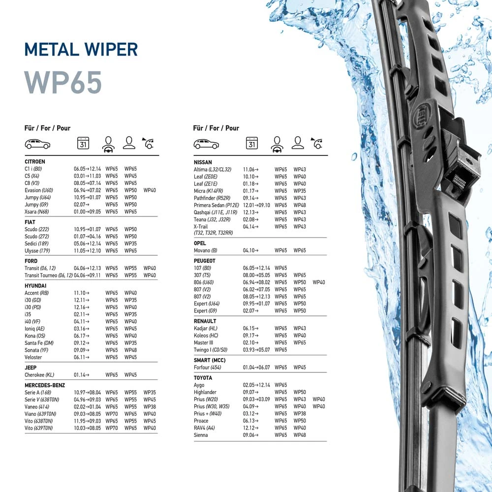 Wiper Blade Metal 9XW 178 878-261