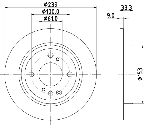 Brake Disc PRO 8DD 355 134-681