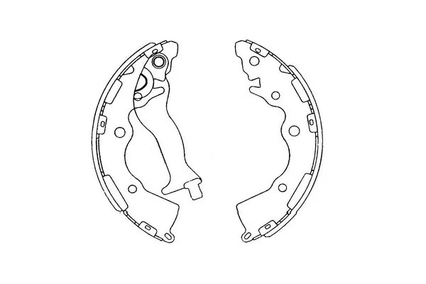 Brake Shoe Set KBS-4405