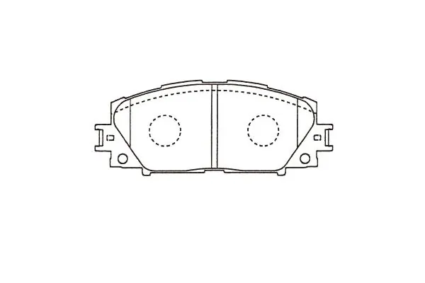 Brake Pad Set, disc brake KBP-9140