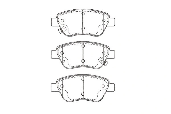 Brake Pad Set, disc brake KBP-5562