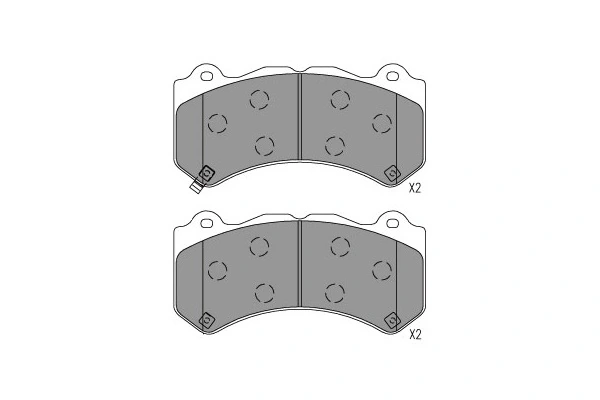 Brake Pad Set, disc brake KBP-6627