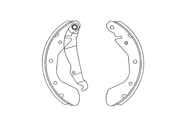 Brake Shoe Set KBS-1403